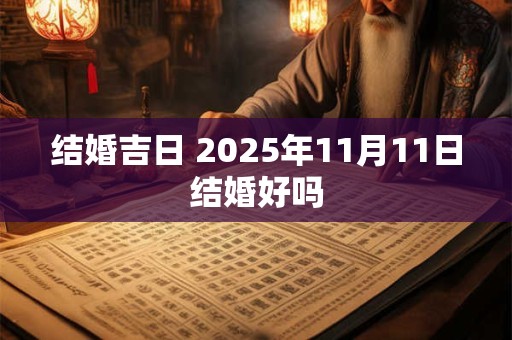 结婚吉日 2025年11月11日结婚好吗