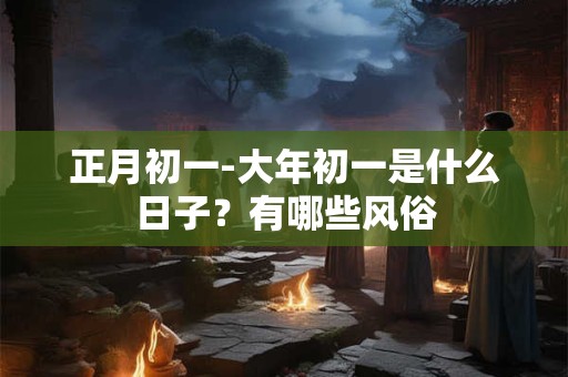 正月初一-大年初一是什么日子？有哪些风俗