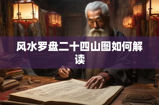 风水罗盘二十四山图如何解读