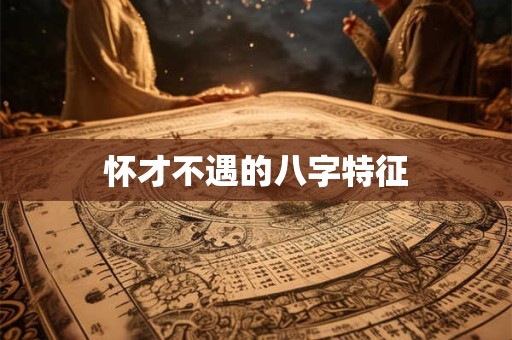 详细阅读:怀才不遇的八字特征 怀才不遇的八字特征