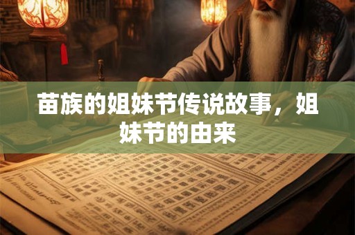 苗族的姐妹节传说故事，姐妹节的由来