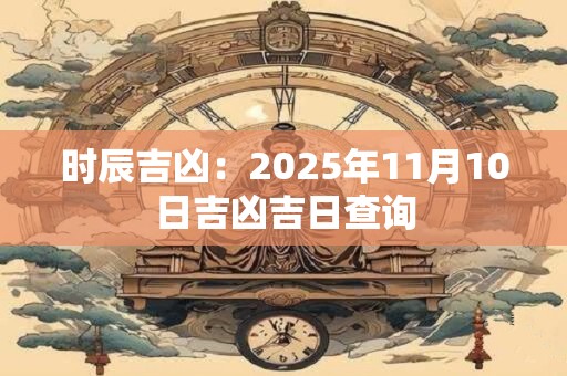 时辰吉凶：2025年11月10日吉凶吉日查询
