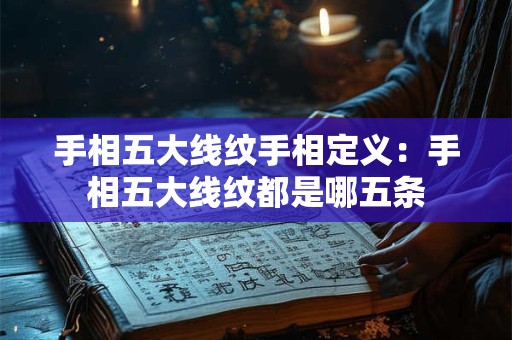 手相五大线纹手相定义：手相五大线纹都是哪五条