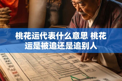桃花运代表什么意思 桃花运是被追还是追别人