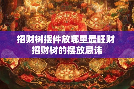 招财树摆件放哪里最旺财 招财树的摆放忌讳