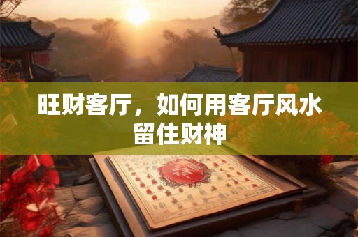 旺财客厅，如何用客厅风水留住财神