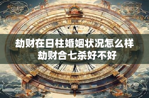 劫财在日柱婚姻状况怎么样  劫财合七杀好不好