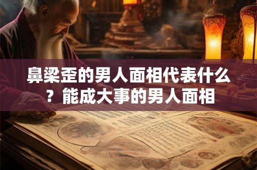鼻梁歪的男人面相代表什么？能成大事的男人面相