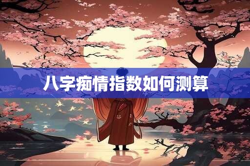 八字痴情指数如何测算