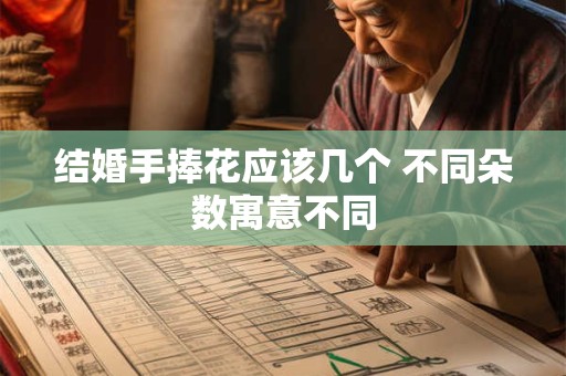 结婚手捧花应该几个 不同朵数寓意不同