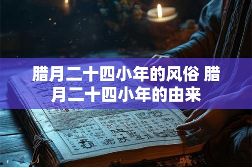 腊月二十四小年的风俗 腊月二十四小年的由来