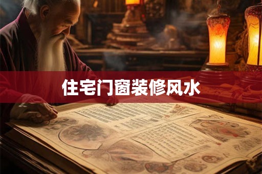 住宅门窗装修风水