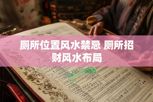 厕所位置风水禁忌 厕所招财风水布局