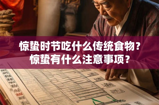 惊蛰时节吃什么传统食物？惊蛰有什么注意事项？