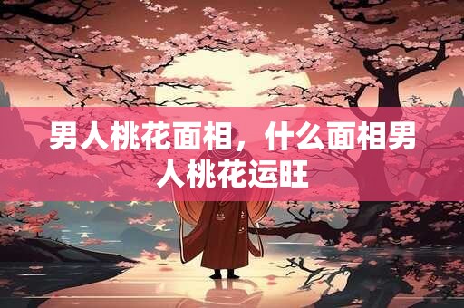 男人桃花面相，什么面相男人桃花运旺