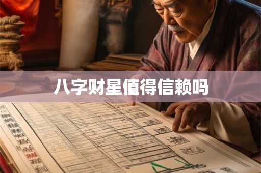 八字财星值得信赖吗