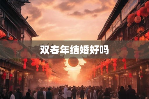 双春年结婚好吗