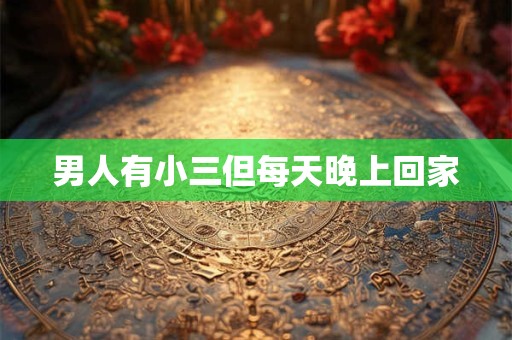男人有小三但每天晚上回家