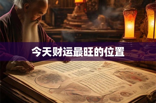 今天财运最旺的位置