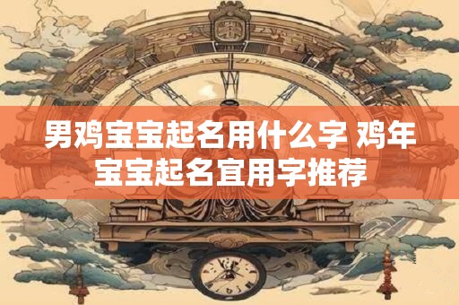 男鸡宝宝起名用什么字 鸡年宝宝起名宜用字推荐