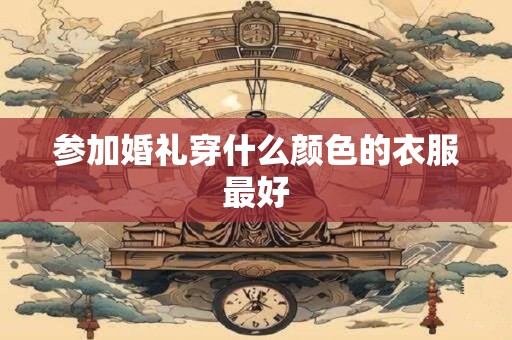 参加婚礼穿什么颜色的衣服最好