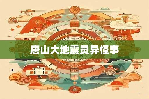 唐山大地震灵异怪事