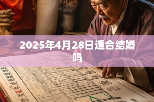 2025年4月28日适合结婚吗