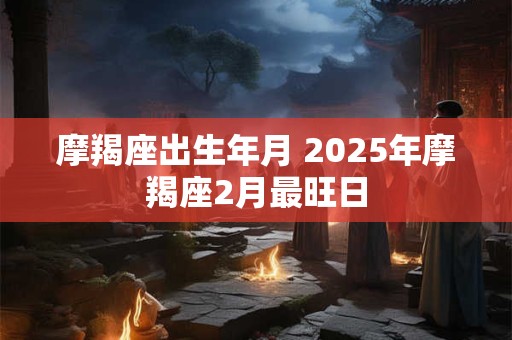摩羯座出生年月 2025年摩羯座2月最旺日