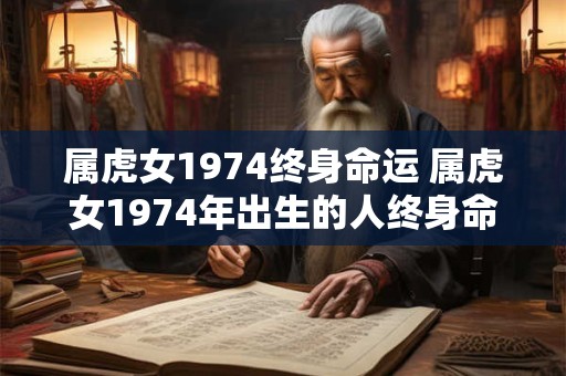 属虎女1974终身命运 属虎女1974年出生的人终身命运如何不变大意