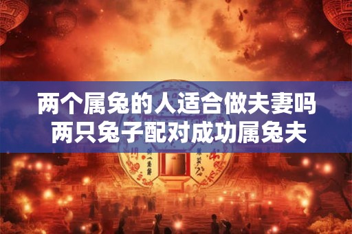 两个属兔的人适合做夫妻吗 两只兔子配对成功属兔夫妻是否适合