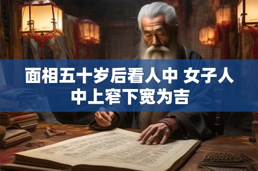 面相五十岁后看人中 女子人中上窄下宽为吉