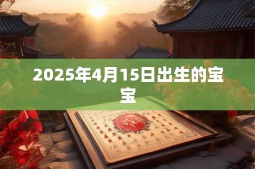 2025年4月15日出生的宝宝