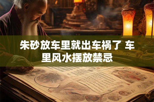 朱砂放车里就出车祸了 车里风水摆放禁忌