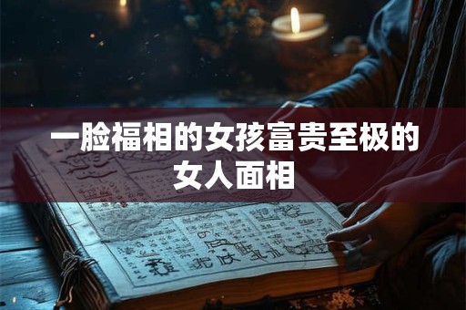一脸福相的女孩富贵至极的女人面相