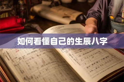 如何看懂自己的生辰八字