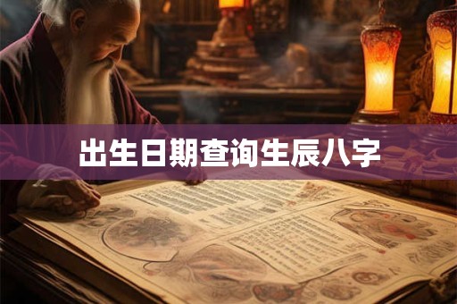 出生日期查询生辰八字