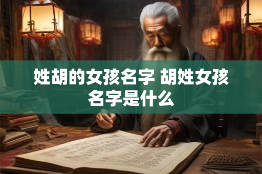 姓胡的女孩名字 胡姓女孩名字是什么