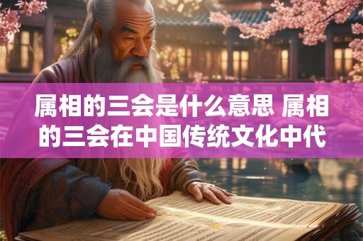 属相的三会是什么意思 属相的三会在中国传统文化中代表什么含义