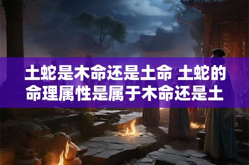土蛇是木命还是土命 土蛇的命理属性是属于木命还是土命