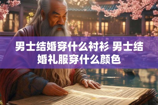 男士结婚穿什么衬衫 男士结婚礼服穿什么颜色