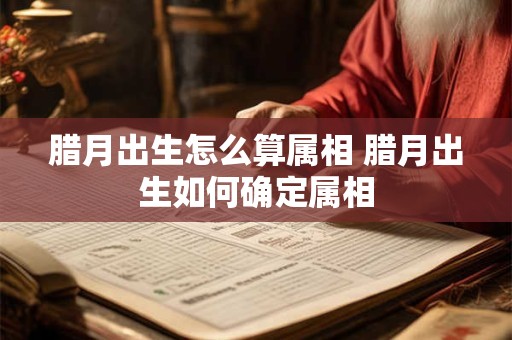腊月出生怎么算属相 腊月出生如何确定属相