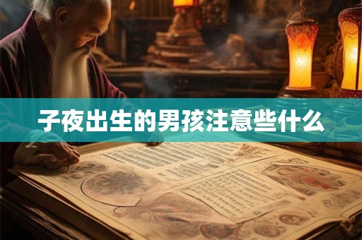 子夜出生的男孩注意些什么