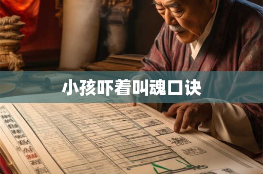 小孩吓着叫魂口诀