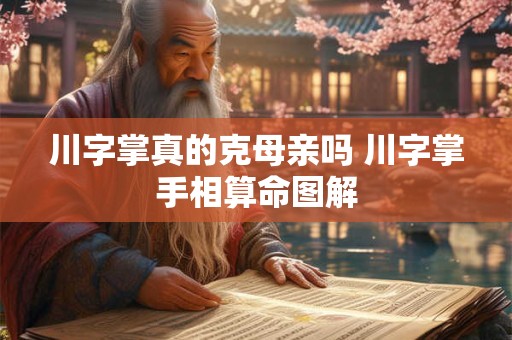 川字掌真的克母亲吗 川字掌手相算命图解