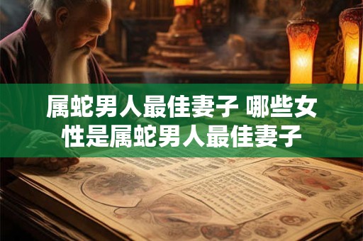 属蛇男人最佳妻子 哪些女性是属蛇男人最佳妻子