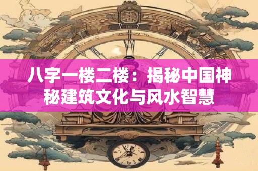 八字一楼二楼：揭秘中国神秘建筑文化与风水智慧