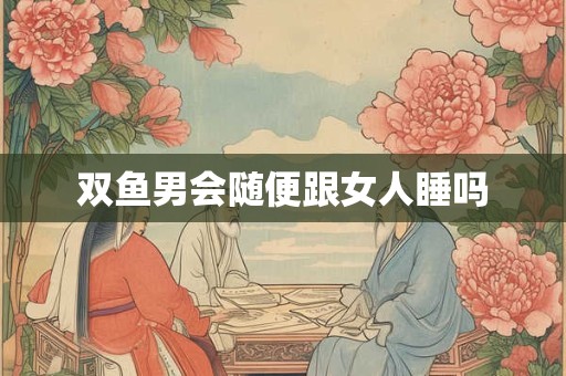 双鱼男会随便跟女人睡吗