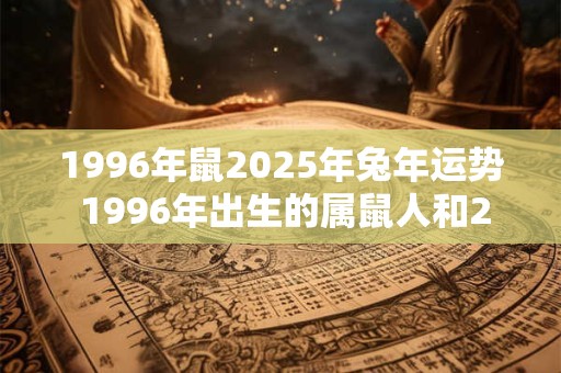 1996年鼠2025年兔年运势 1996年出生的属鼠人和2025年属兔人运势如何