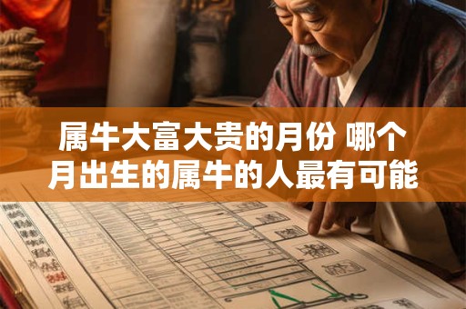 属牛大富大贵的月份 哪个月出生的属牛的人最有可能成为大富大贵的人