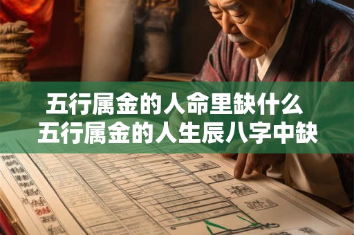 五行属金的人命里缺什么 五行属金的人生辰八字中缺乏哪些元素